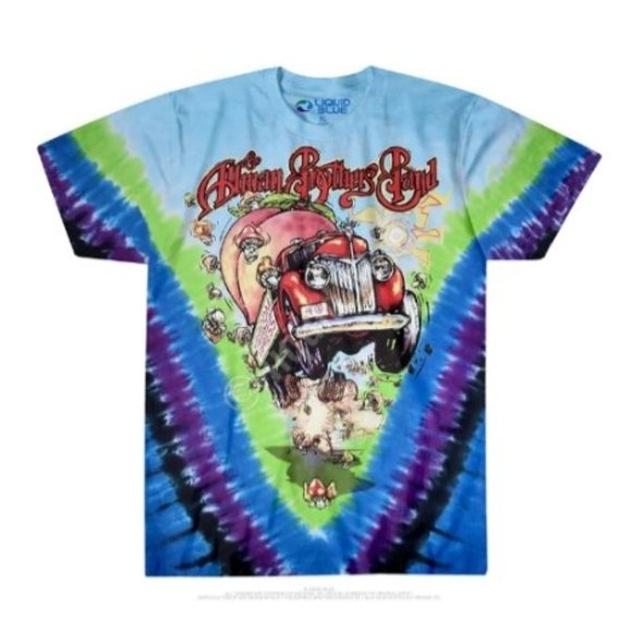 The Allman Brothers Band Tie-Dye ~ by Liquid Blue ~ 2X-Large ~ Brand New! - Picture 1 of 3